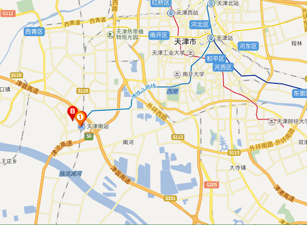 天津站地图 内部图片